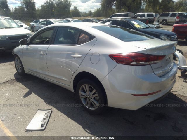 KMHD84LFXJU513442 - 2018 HYUNDAI ELANTRA SEL/VALUE/LIMITED Silver photo 3