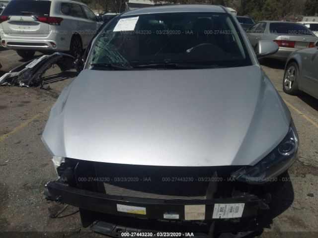 KMHD84LFXJU513442 - 2018 HYUNDAI ELANTRA SEL/VALUE/LIMITED Silver photo 6