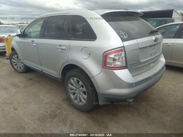 2FMDK3JC4ABA72997 - 2010 FORD EDGE SEL Gray photo 3