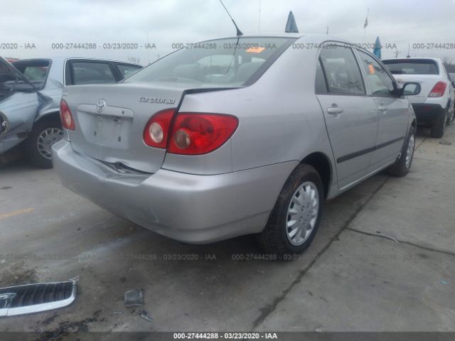 1NXBR32E07Z777074 - 2007 TOYOTA COROLLA CE/LE/S Silver photo 4