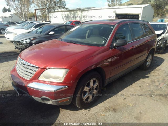 2C8GM68454R610922 - 2004 CHRYSLER PACIFICA  Red photo 2