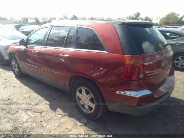 2C8GM68454R610922 - 2004 CHRYSLER PACIFICA  Red photo 3