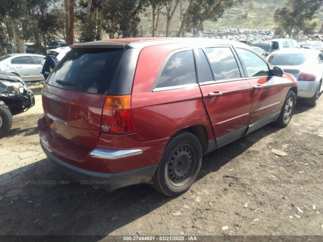 2C8GM68454R610922 - 2004 CHRYSLER PACIFICA  Red photo 4