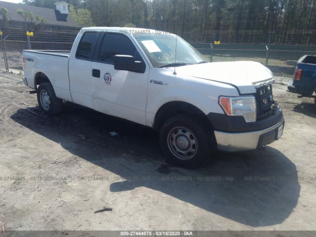 1FTFX1EF7DFA10052 - 2013 FORD F150 SUPER CAB White photo 1