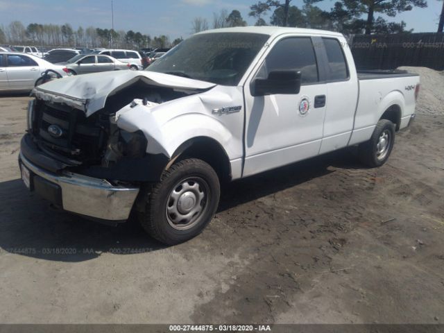 1FTFX1EF7DFA10052 - 2013 FORD F150 SUPER CAB White photo 2