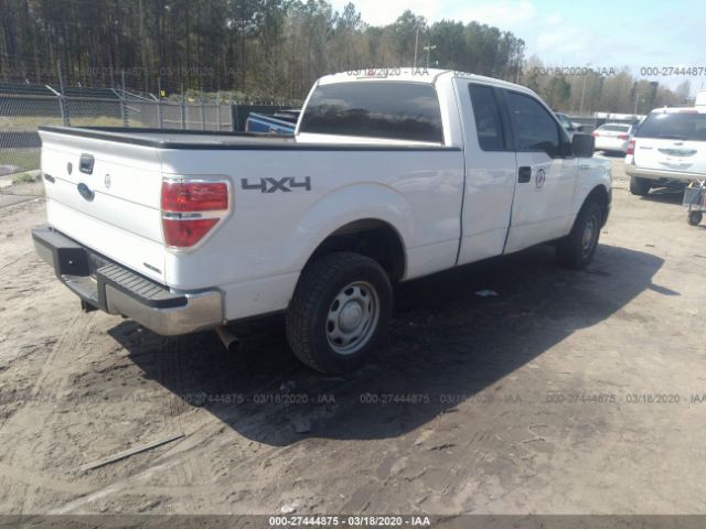 1FTFX1EF7DFA10052 - 2013 FORD F150 SUPER CAB White photo 4