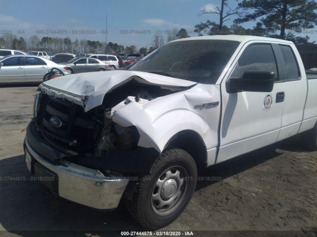 1FTFX1EF7DFA10052 - 2013 FORD F150 SUPER CAB White photo 6