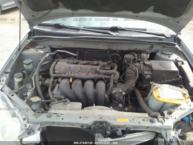 1NXBR32E34Z337247 - 2004 TOYOTA COROLLA CE/LE/S Gray photo 10