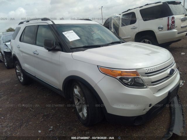 1FMHK7F92CGA03274 - 2012 FORD EXPLORER LIMITED White photo 1