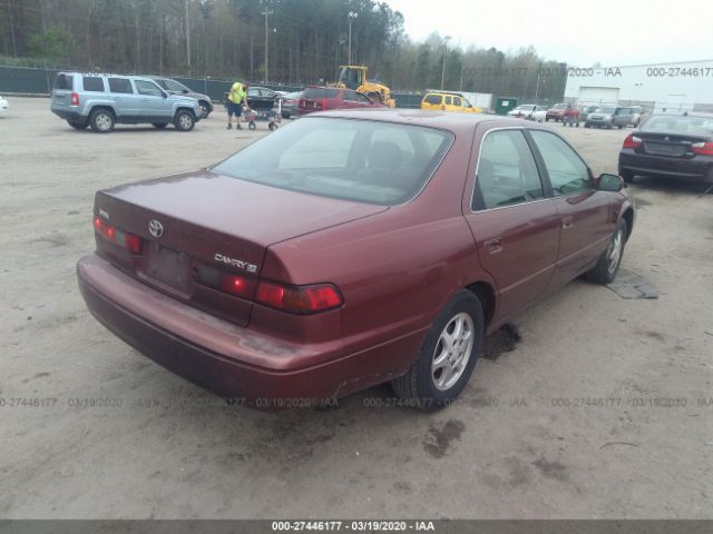 4T1BG22K7XU476744 - 1999 TOYOTA CAMRY CE/LE/XLE Burgundy photo 4