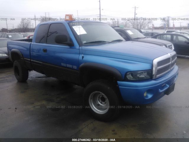 1B7HF13Z5XJ641604 - 1999 DODGE RAM 1500  Blue photo 1