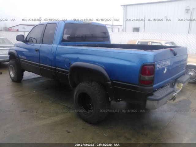 1B7HF13Z5XJ641604 - 1999 DODGE RAM 1500  Blue photo 3