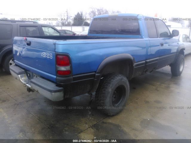 1B7HF13Z5XJ641604 - 1999 DODGE RAM 1500  Blue photo 4