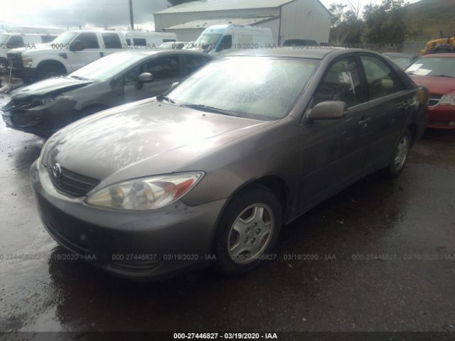 4T1BF32K33U542676 - 2003 TOYOTA CAMRY LE/XLE/SE Gray photo 2