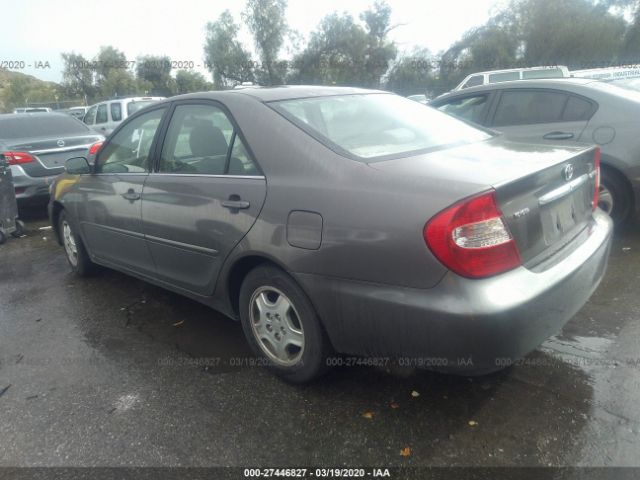 4T1BF32K33U542676 - 2003 TOYOTA CAMRY LE/XLE/SE Gray photo 3