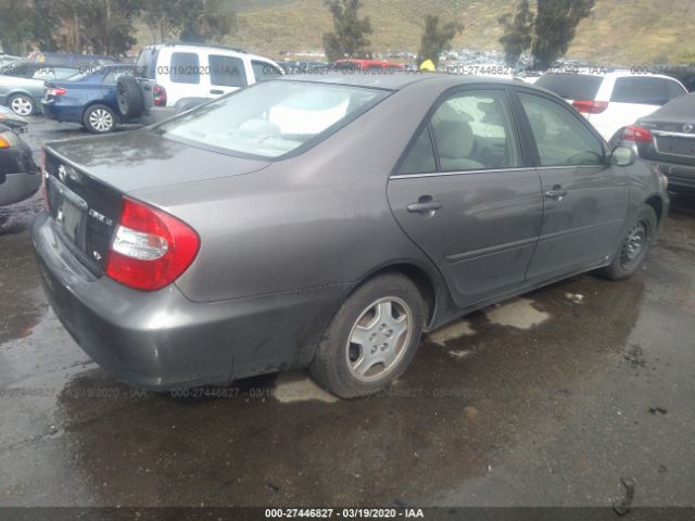 4T1BF32K33U542676 - 2003 TOYOTA CAMRY LE/XLE/SE Gray photo 4