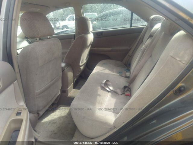 4T1BF32K33U542676 - 2003 TOYOTA CAMRY LE/XLE/SE Gray photo 8