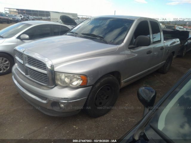 3B7HA18N22G100413 - 2002 DODGE RAM 1500  Silver photo 2