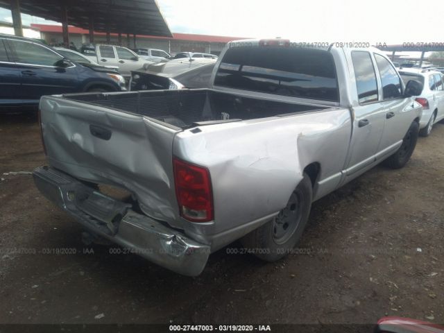 3B7HA18N22G100413 - 2002 DODGE RAM 1500  Silver photo 4