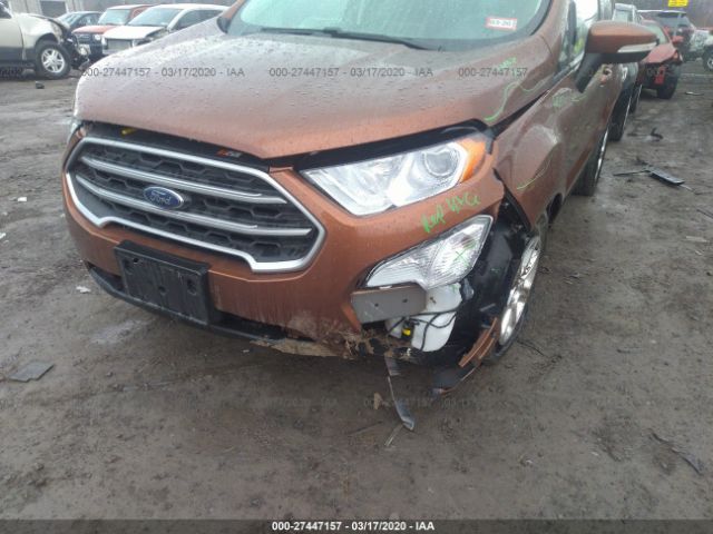 MAJ6S3GLXKC295914 - 2019 FORD ECOSPORT SE Orange photo 6