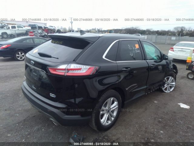 2FMPK4J9XKBC24872 - 2019 FORD EDGE SEL Black photo 4