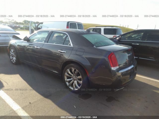 2C3CCAEG0KH536322 - 2019 CHRYSLER 300 LIMITED Gray photo 3