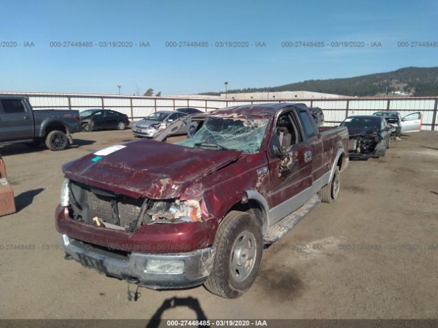 1FTPX14584NB53403 - 2004 FORD F150  Burgundy photo 6