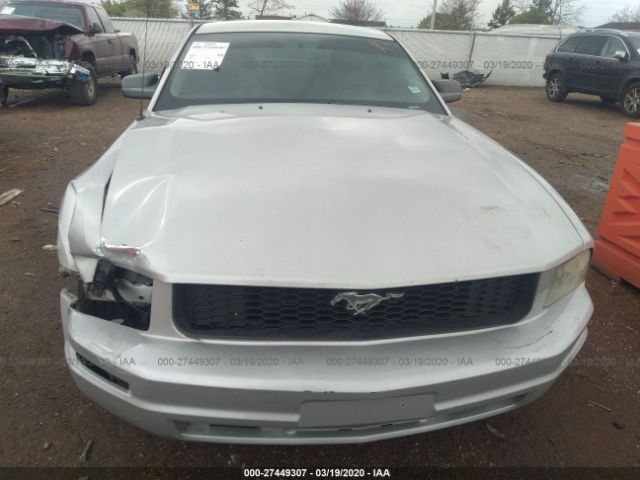 1ZVFT80N175315413 - 2007 FORD MUSTANG  Silver photo 6