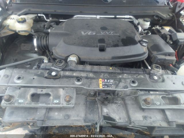 1GCRTEEN4J1123683 - 2018 CHEVROLET COLORADO ZR2 Gray photo 10