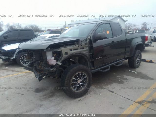 1GCRTEEN4J1123683 - 2018 CHEVROLET COLORADO ZR2 Gray photo 2