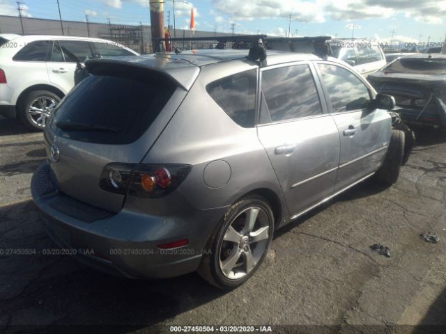 JM1BK344861527207 - 2006 MAZDA 3 HATCHBACK Silver photo 4