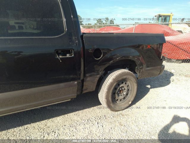 1FTEW1EF7FFC11886 - 2015 FORD F150 SUPERCREW Black photo 6