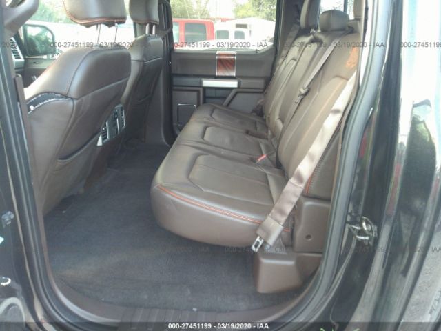 1FTEW1EF7FFC11886 - 2015 FORD F150 SUPERCREW Black photo 8