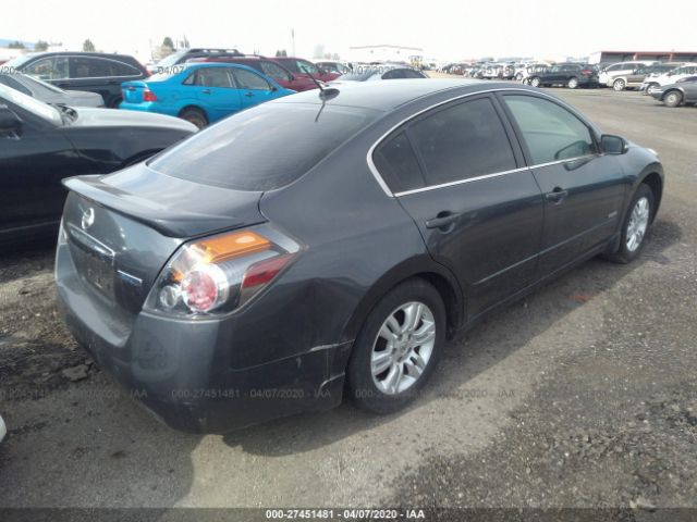 1N4CL2AP9AC154580 - 2010 NISSAN ALTIMA HYBRID Gray photo 4