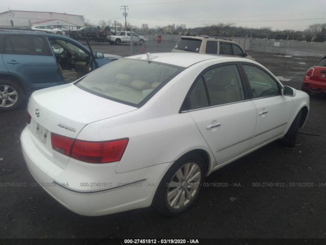 5NPEU46C69H466678 - 2009 HYUNDAI SONATA SE/LIMITED White photo 4