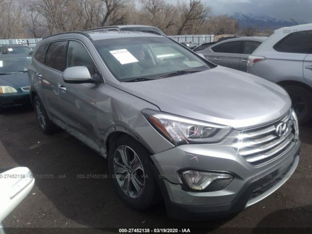 KM8SMDHF8GU145959 - 2016 HYUNDAI SANTA FE SE Gray photo 1