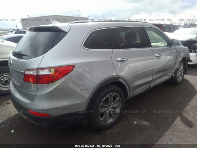 KM8SMDHF8GU145959 - 2016 HYUNDAI SANTA FE SE Gray photo 4