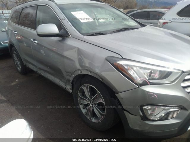 KM8SMDHF8GU145959 - 2016 HYUNDAI SANTA FE SE Gray photo 6