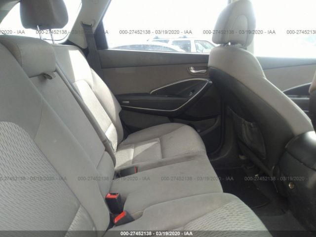 KM8SMDHF8GU145959 - 2016 HYUNDAI SANTA FE SE Gray photo 8