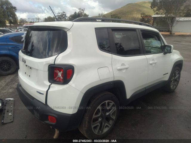 ZACCJABT0FPC26825 - 2015 JEEP RENEGADE LATITUDE White photo 4