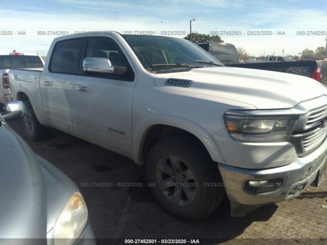 1C6SRFJT4KN703205 - 2019 RAM 1500 LARAMIE White photo 1