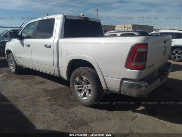 1C6SRFJT4KN703205 - 2019 RAM 1500 LARAMIE White photo 3