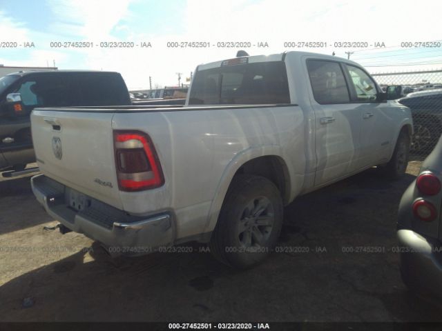 1C6SRFJT4KN703205 - 2019 RAM 1500 LARAMIE White photo 4