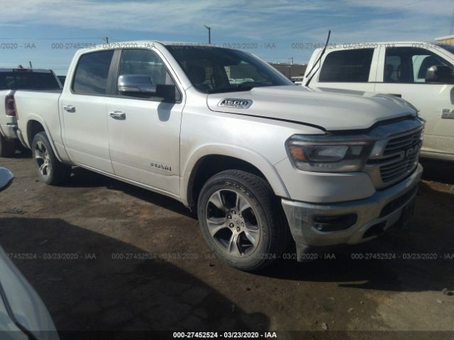 1C6SRFJT8KN701960 - 2019 RAM 1500 LARAMIE White photo 1