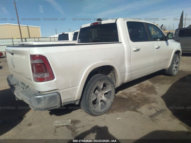 1C6SRFJT8KN701960 - 2019 RAM 1500 LARAMIE White photo 4