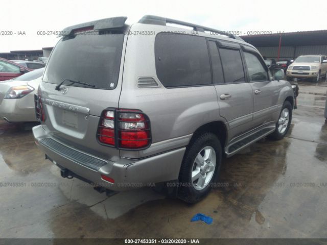 JTEHT05J942066063 - 2004 TOYOTA LAND CRUISER  Silver photo 4