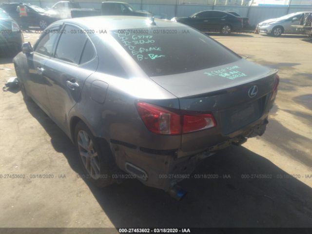 JTHBF5C26C5175604 - 2012 LEXUS IS 250 Gray photo 3