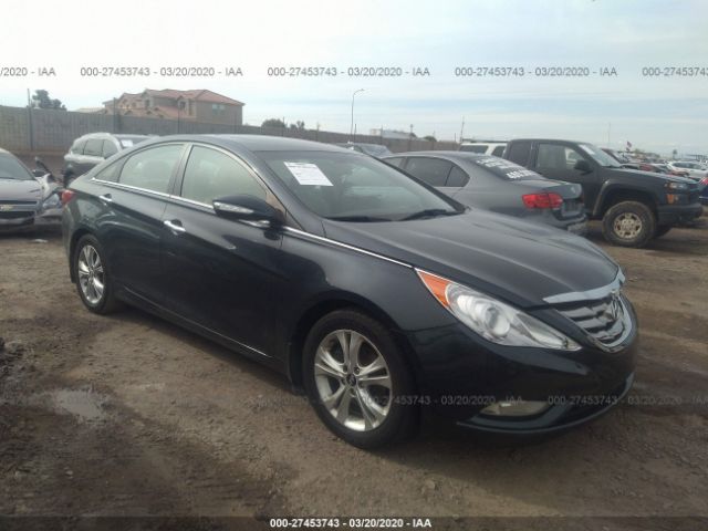 5NPEC4AC5DH546833 - 2013 HYUNDAI SONATA SE/LIMITED Black photo 1