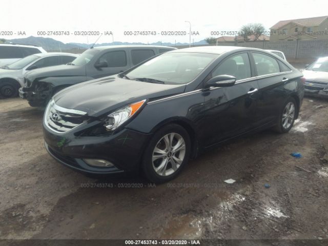 5NPEC4AC5DH546833 - 2013 HYUNDAI SONATA SE/LIMITED Black photo 2