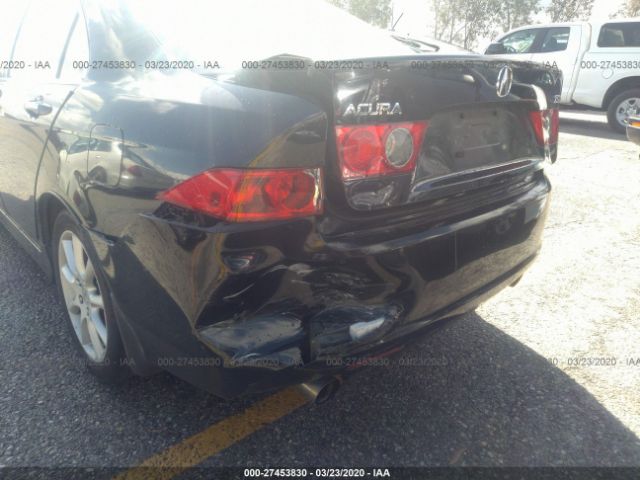 JH4CL96936C031652 - 2006 ACURA TSX  Black photo 6